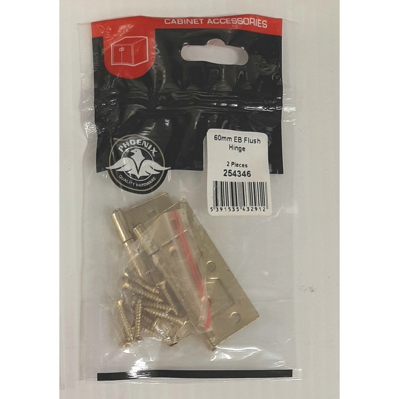 60mm EB Flush Hinge (Pair) Default