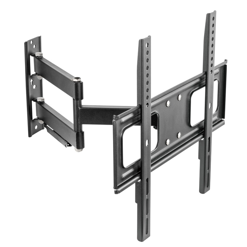 ZeboZap Outdoor Full Motion TV Mount  Weatherproof, 110lbs, 32″-70″ TVs