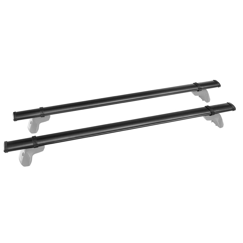 YAKIMA 70″ Steel CoreBar Aerodynamic Roof Rack, Black, Set of 2 (Open Box)