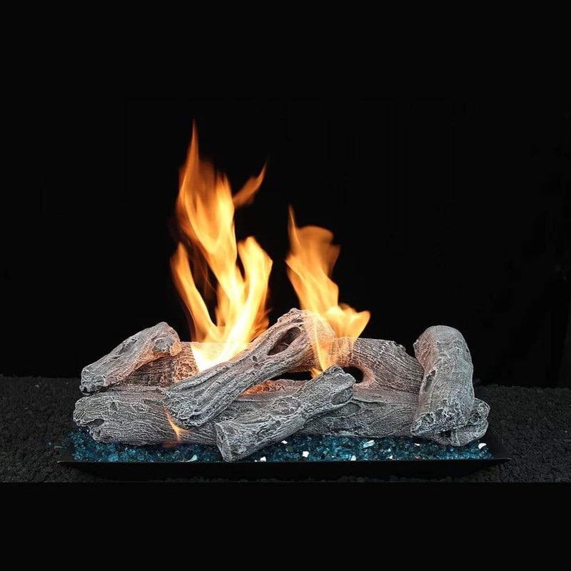 18″ Driftwood Full Pan Vented Gas Log – Hargrove