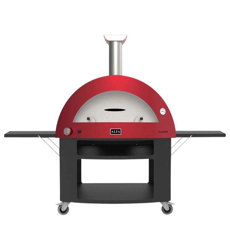 Alfa Freestanding Moderno 5 Pizze Gas Oven Imperial Yellow