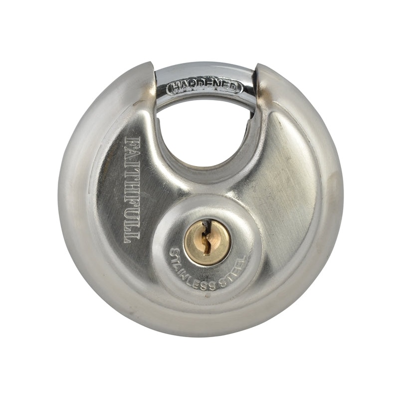 70mm Stainless Steel Disc Padlock