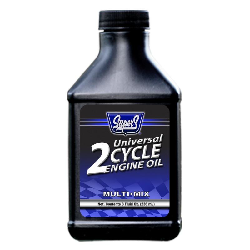 Super S Universal Air-Cooled Blue 2-Cycle Mixing Oil 8 Oz