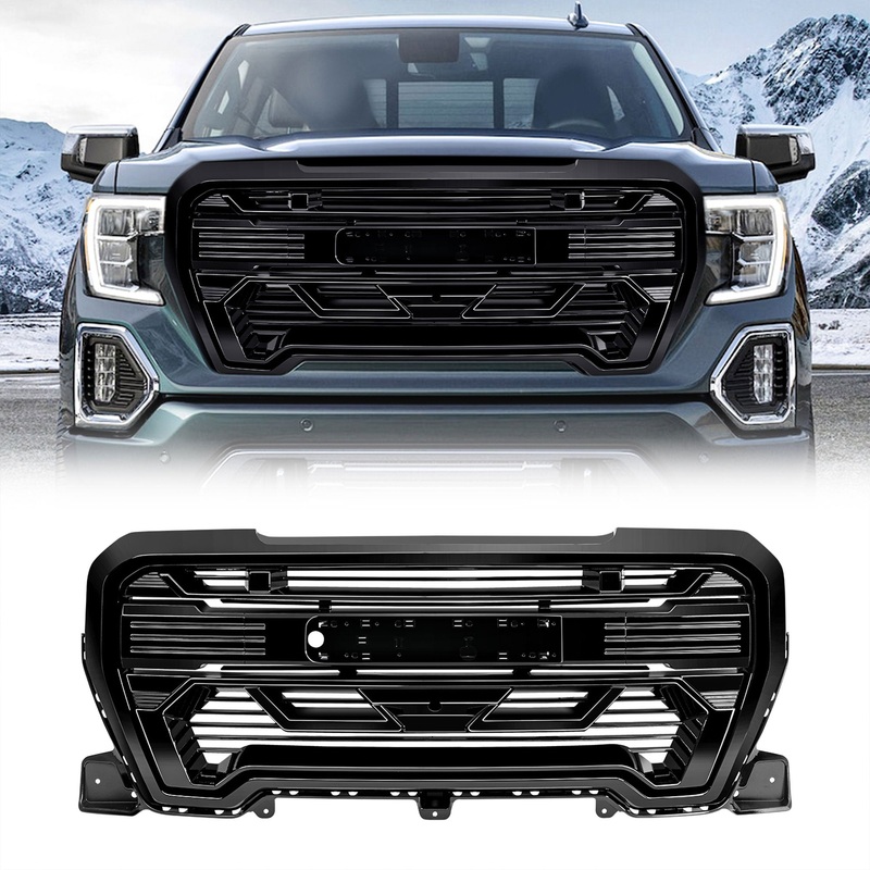 AMERICAN MODIFIED Grille w/Emblem Base, 2019-2021 GMC Sierra 1500 (Open Box)