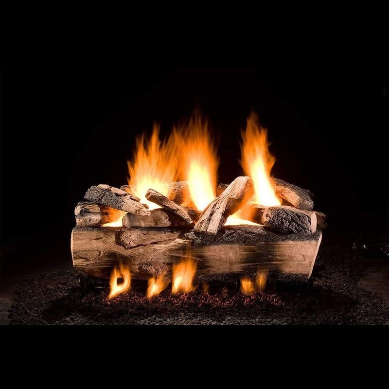 36″ Kodiak Split Double Stack Single Side Large Vented Gas Log – Hargrove