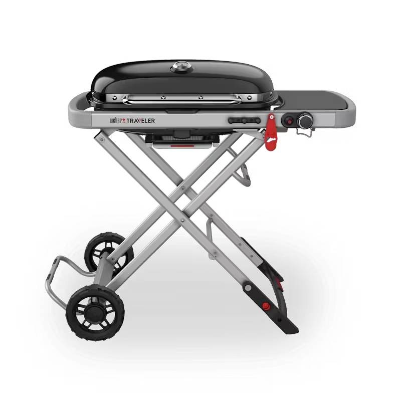 Weber Traveler Portable Gas Grill Black