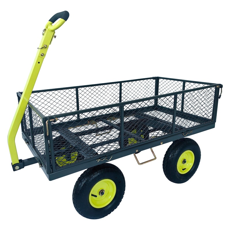 Yard Tuff 3-in-1 Dual Side Dump Wagon w/Folding Sides & 1000 lb. Capacity (Used)