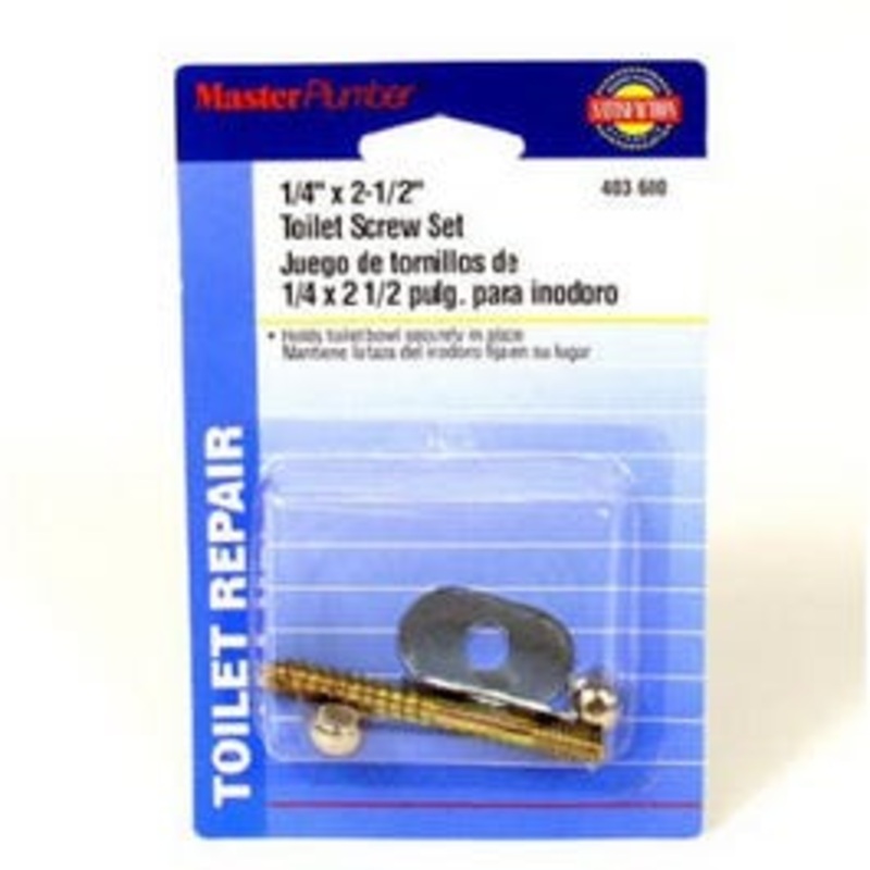 1/4 x 2-1/2-Inch Steel Toilet Screw