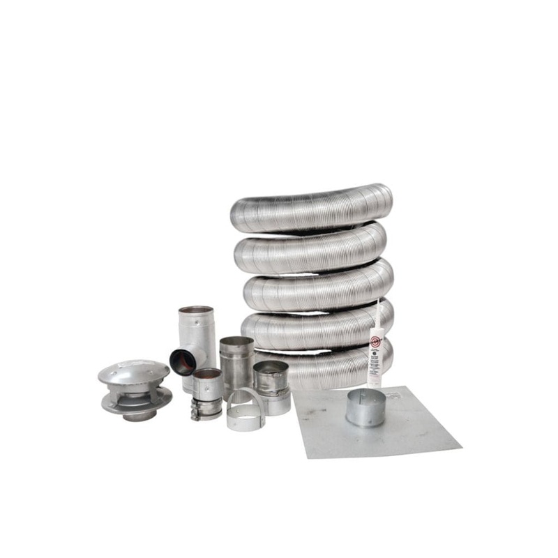 Selkirk – 4″ Insert Flex Kit (Pellet Vent – UPP – Type L / PL) 4″x25′