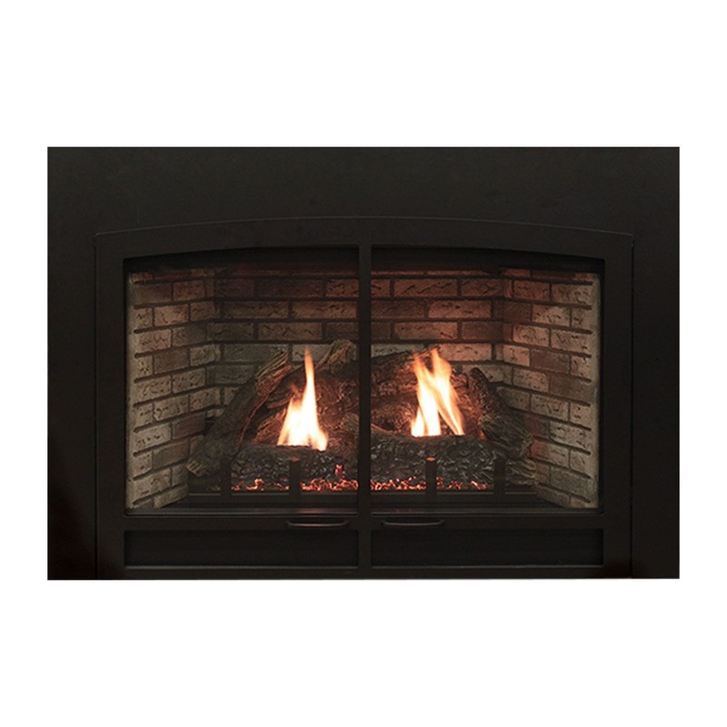 White Mountain Hearth 28″ Innsbrook Clean-Face Traditional Direct Vent Gas Fireplace Insert Millivolt Propane