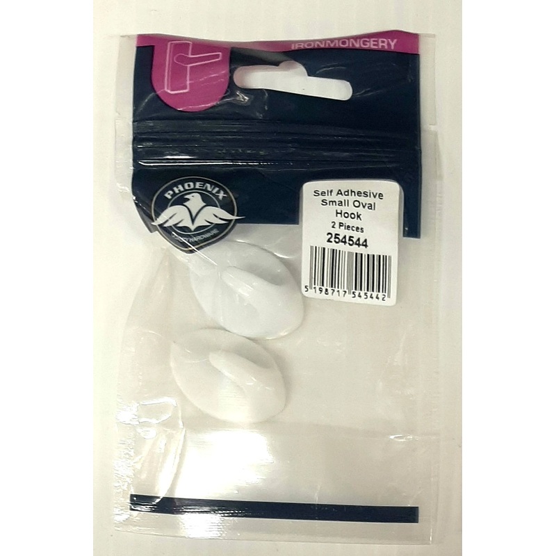 Self Adhesive Small Oval Hooks (2) Default