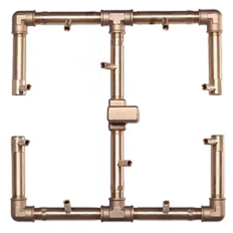 Warming Trends CFB120 Original CROSSFIRE Brass Burner with Circular Plate Natural Gas