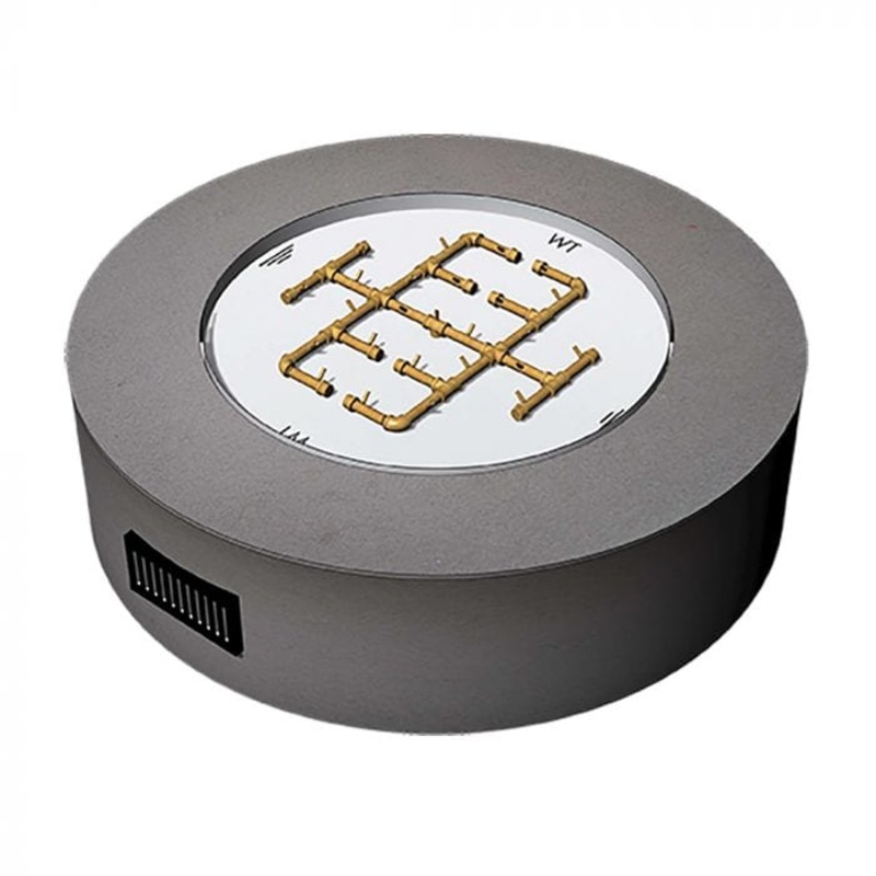 Warming Trends Crossfire FC Circular Ready To Finish Fire Pit Kit, 72×18-Inch Natural Gas