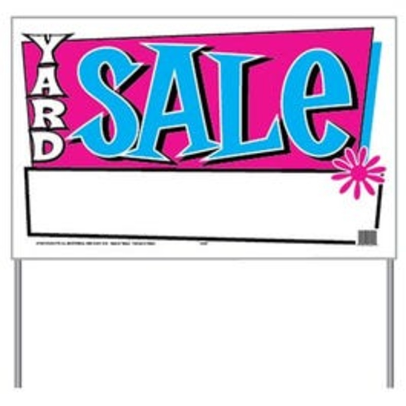 “Yard Sale” Sign, 26 x 16-In.